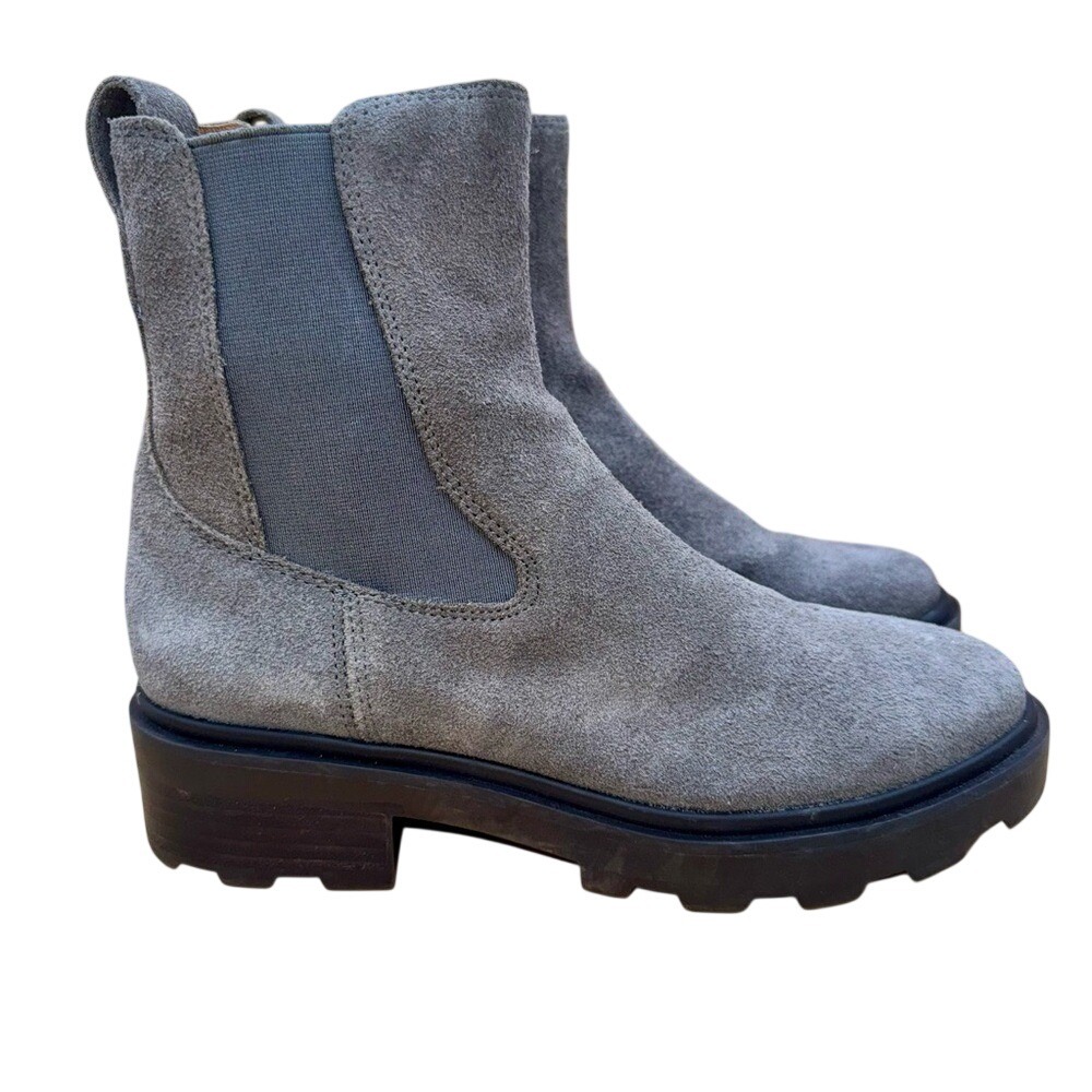 Madewell‎ Wycoff Chelsea Logan's Boot. Smoked Graphite Gray, Women's 7, EC